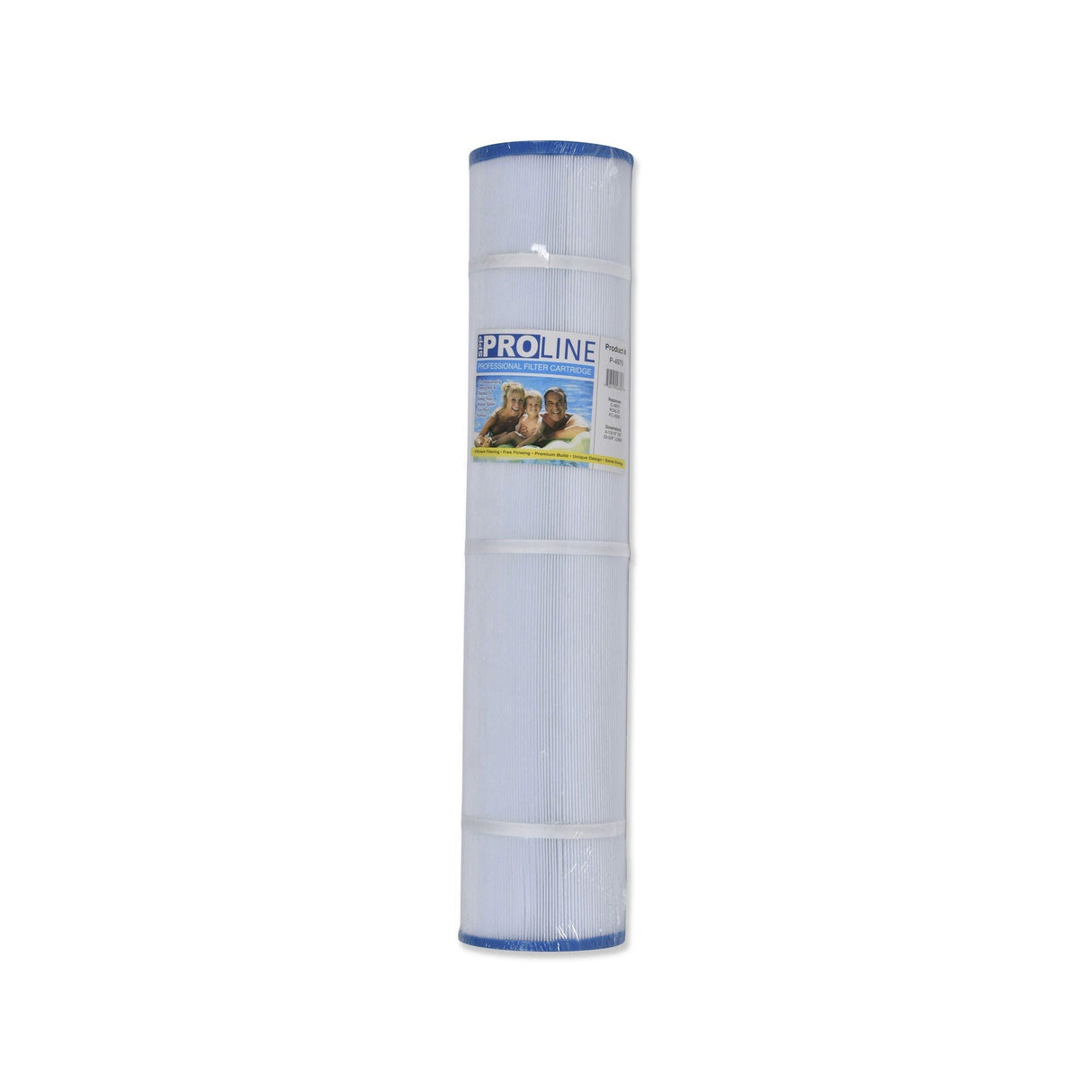 Filter Cartridge, Proline, Diameter: 4-15/16", Length: 23-5/8", Top: 2-1/8" Open, Bottom: 2-1/8" Open, 75 sq ft : P-4970