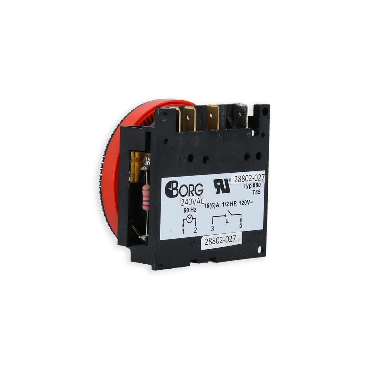 Time Clock, Diehl, 7 Day, 230V, 16A, SPST, Orange : TA4066