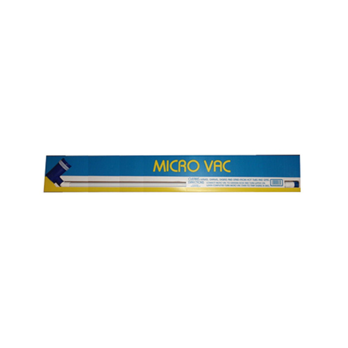 Vacuum, MP Industries, Micro Vac, 44" Pole with 24” Extension Pole, Connects To Garden Hose : 1928-LX