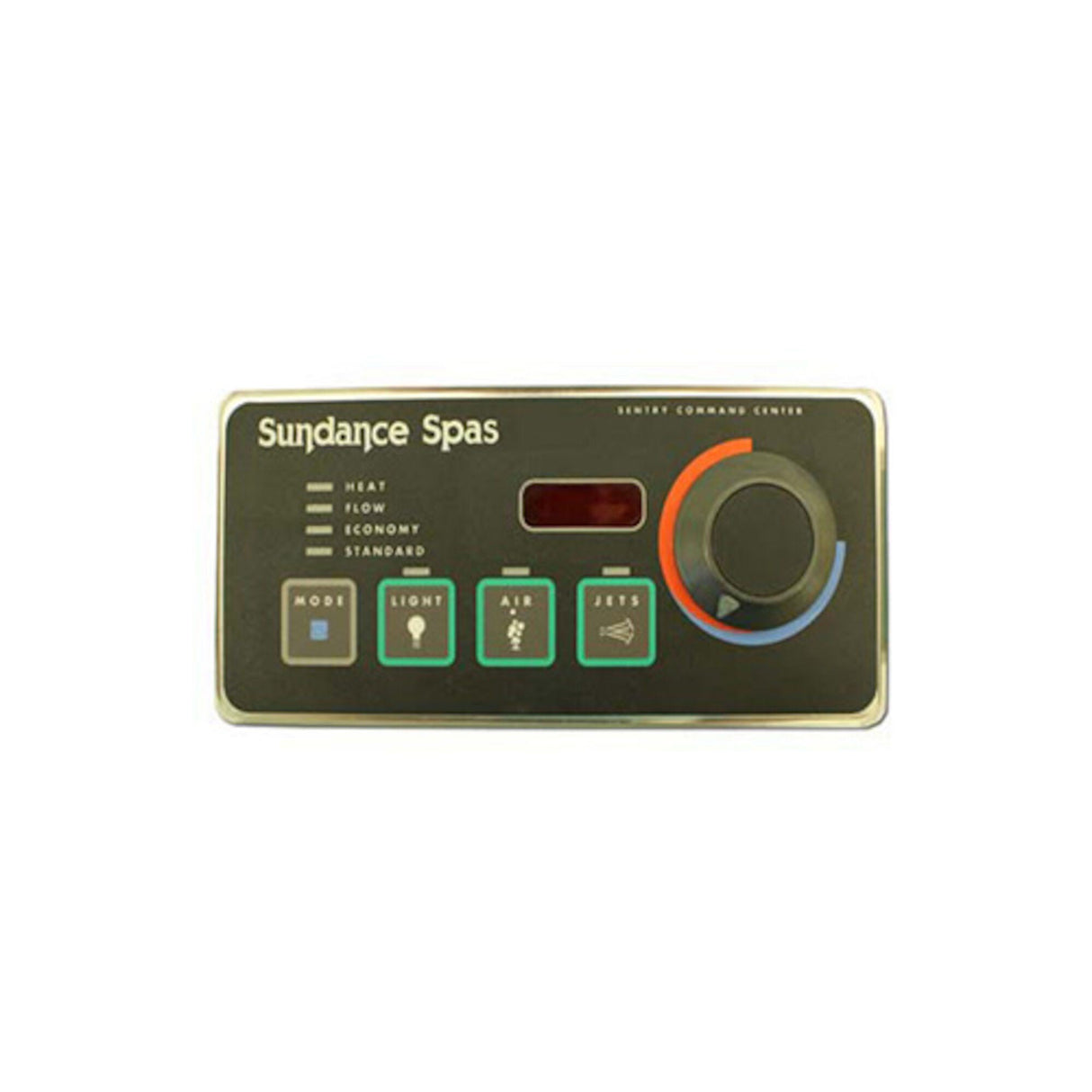 Spaside Control, Sundance 600/650, 4-Button, LED, Mode-Light-Blower-Jets-Knob : 6600-693
