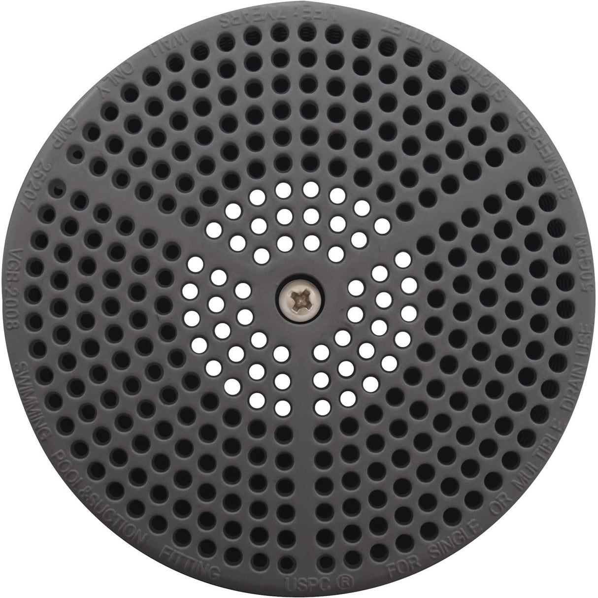 Equalizer Suction (Vgb) 2" Sa Insider, Dk Gray : 25207-707-000 - Custom Molded Products - 849640003275 - PartsForSpas.com