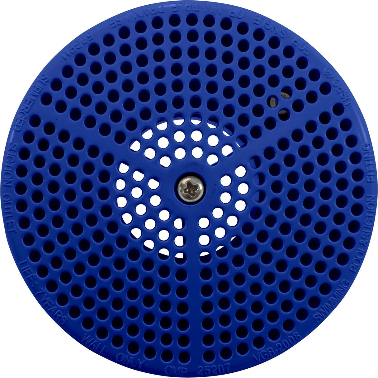 Equalizer Suction, Vgb, 1.5In Mip, Dk Blue : 25207-869-000 - Custom Molded Products - 849640003350 - PartsForSpas.com