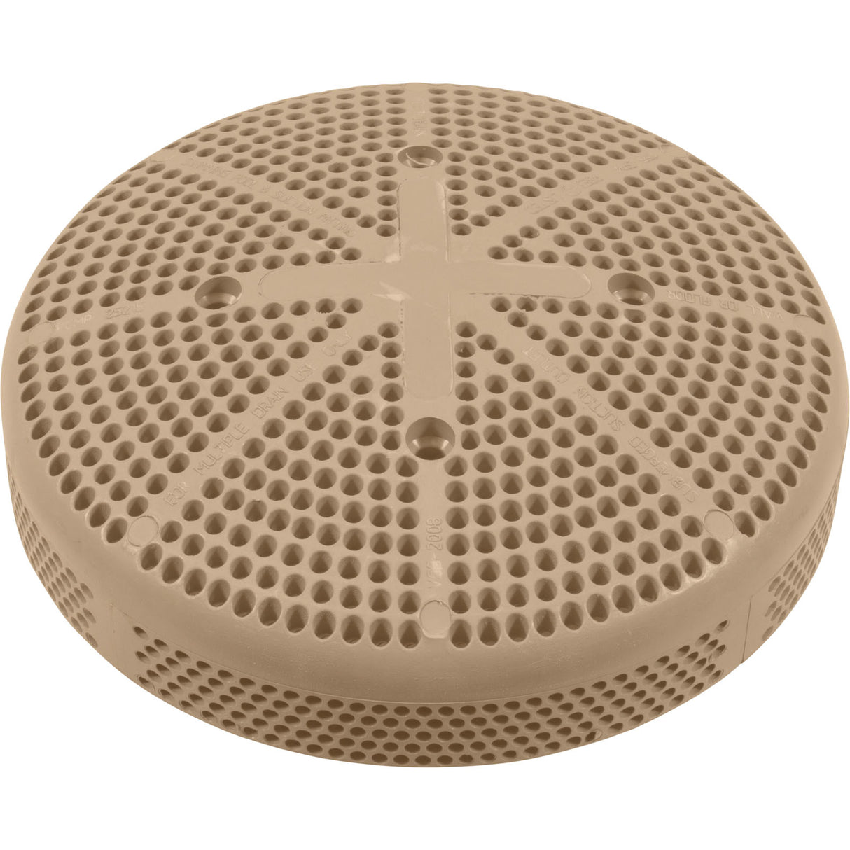Suction Cover Only, CMP, Fiberglass Pool, (Vgba) Tan : 25215-009-003