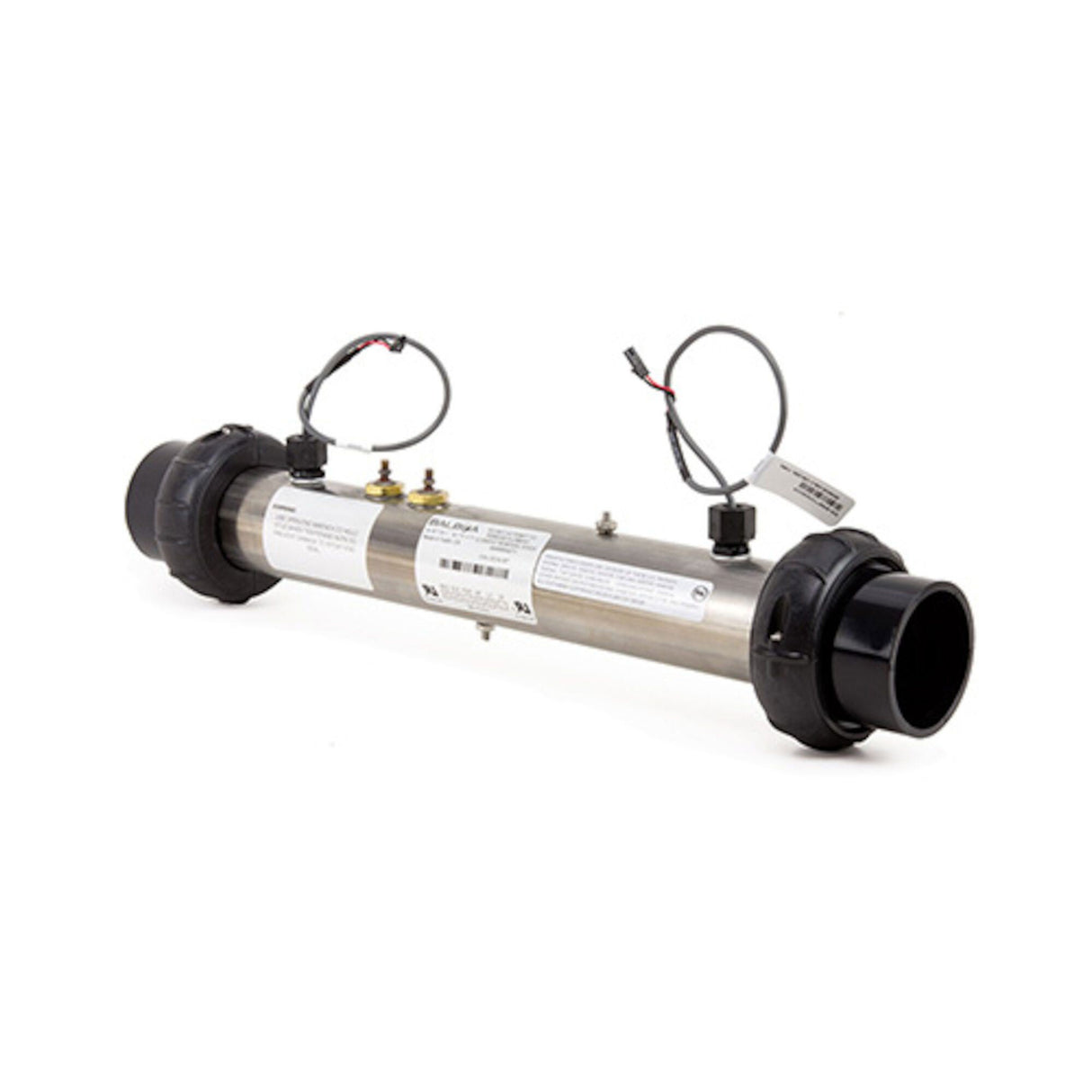 Heater Assembly, Balboa M7, VS/EL Auxiliary, 3.0kW, 230V, 2" x 15"Long, w/Tailpieces : 58133