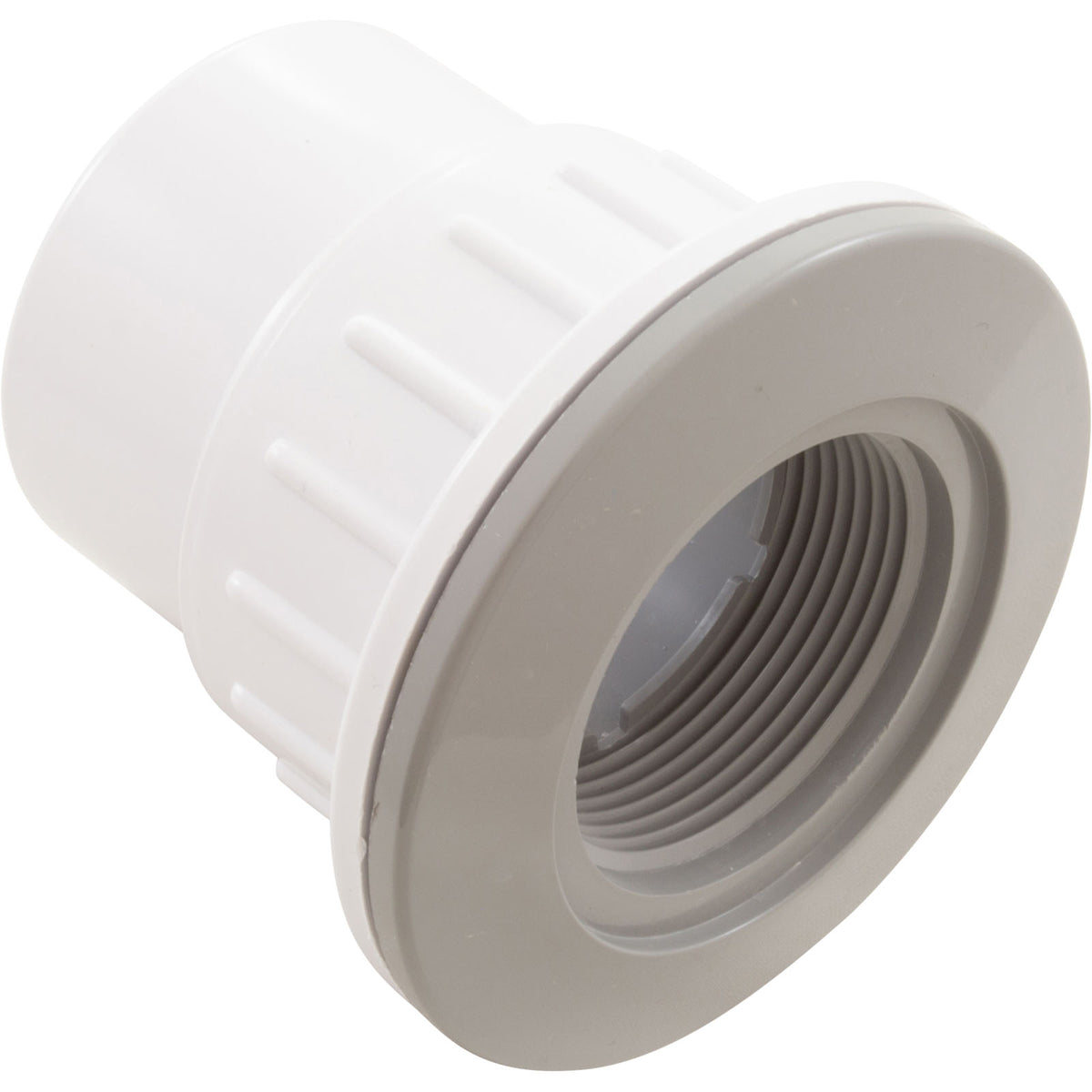 Fiberglass Pool Wallfitting (W/Nut, Gray) , No Gasket : 25523-501-000 - Custom Molded Products - 25523-501-000 - PartsForSpas.com