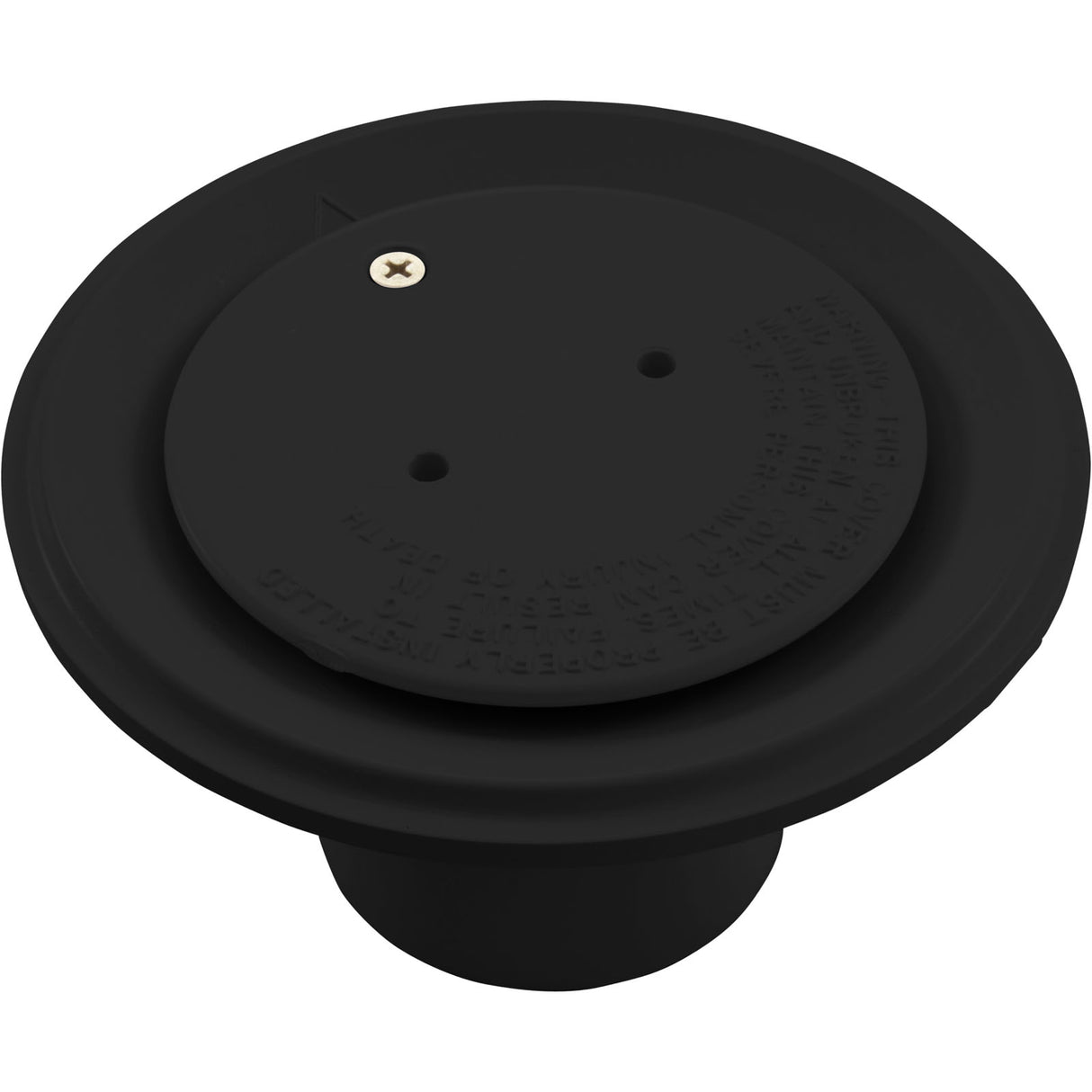 Floor Inlet Fittng (2Ins W/1.5Inred) Black : 25527-104-000