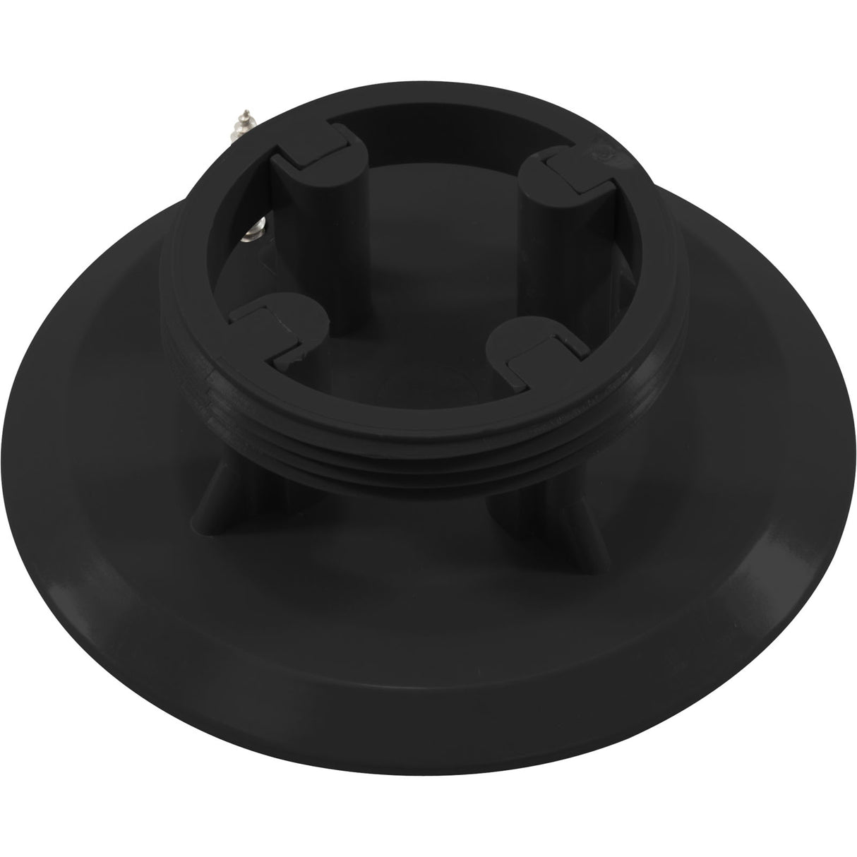 Floor Inlet Fitting Cover Wth Screw Black : 25527-104-100