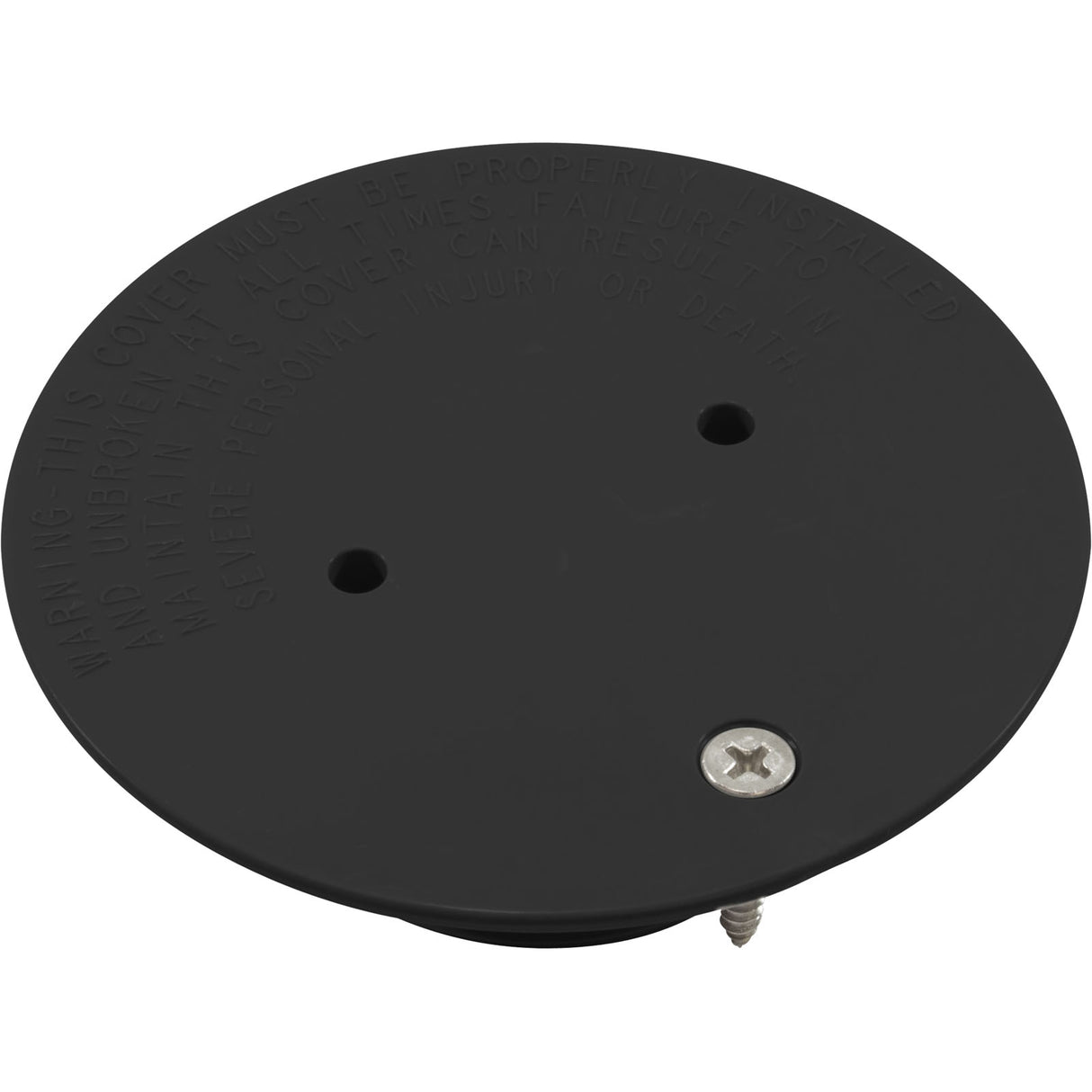 Floor Inlet Fitting Cover Wth Screw Black : 25527-104-100