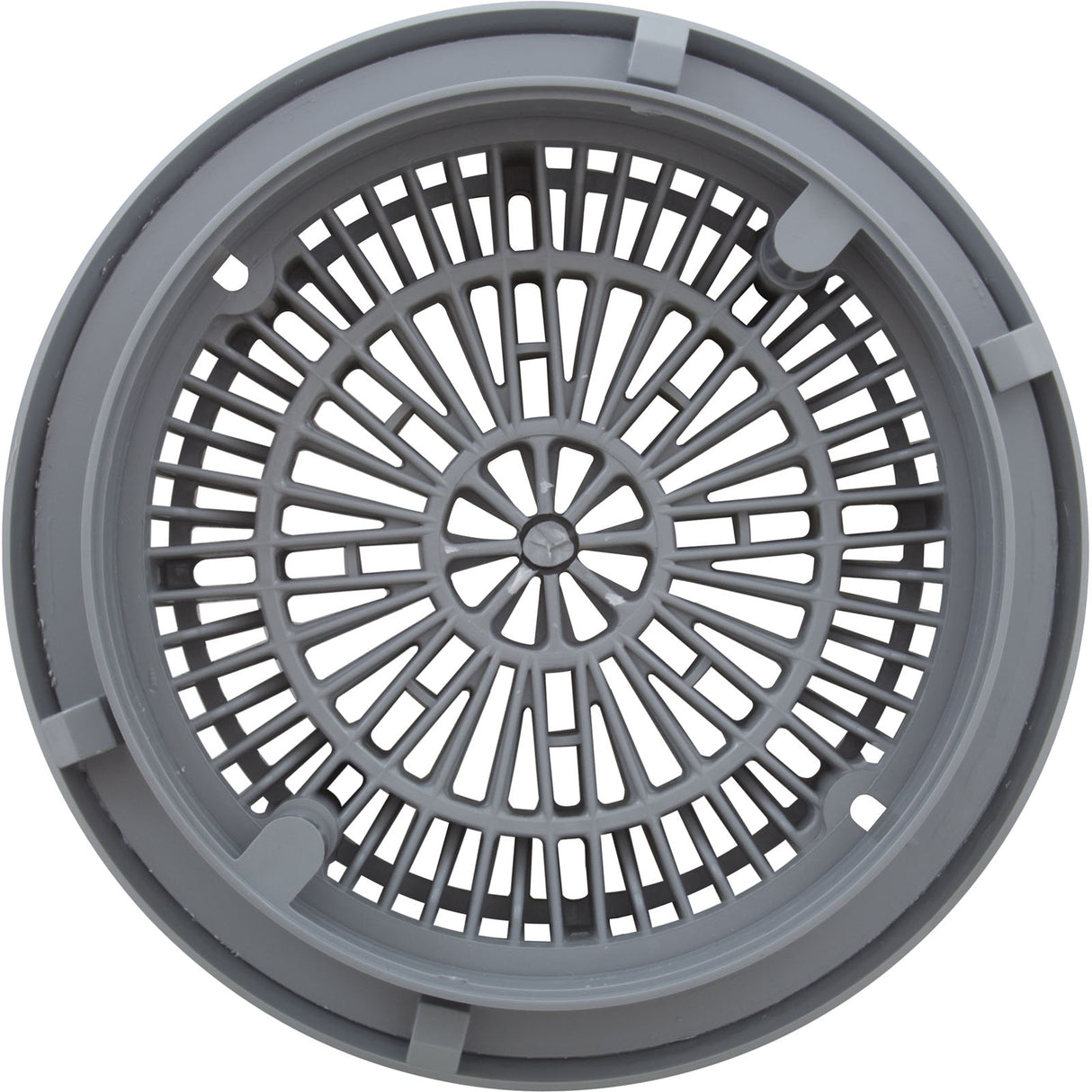 Gunite Main Drain Frame, Galaxy Lid (Av) , Gray : 25531-001-000
