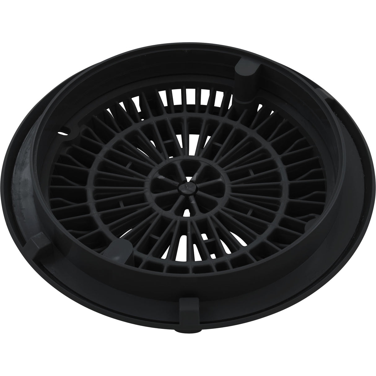 Gunite Main Drain Frame, Galaxy Lid (Av) , Black : 25531-004-000