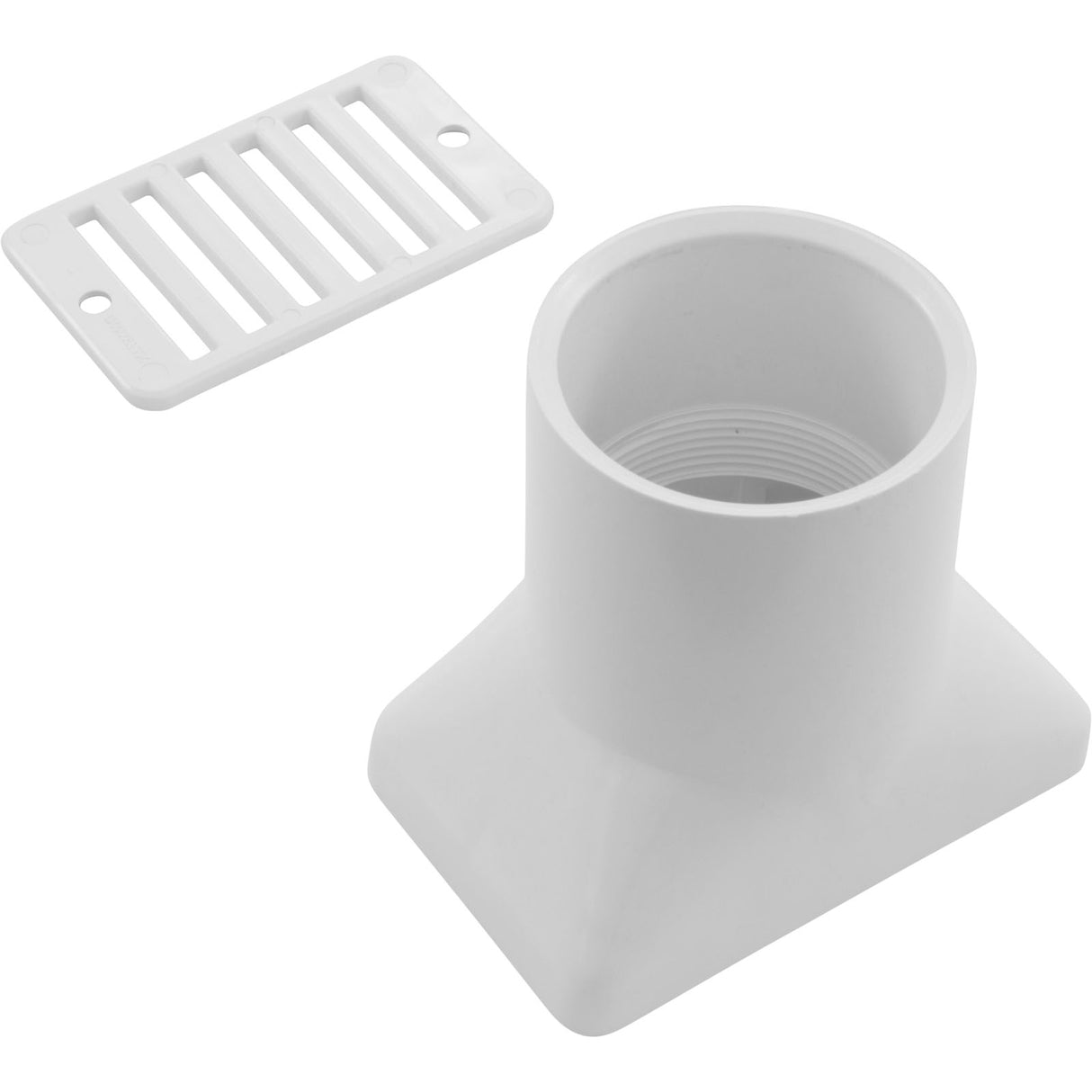 Gutter Deck Drain (2" Fip X 2" Skt) Wh : 25533-000-000 - Custom Molded Products - 25533-000-000 - PartsForSpas.com