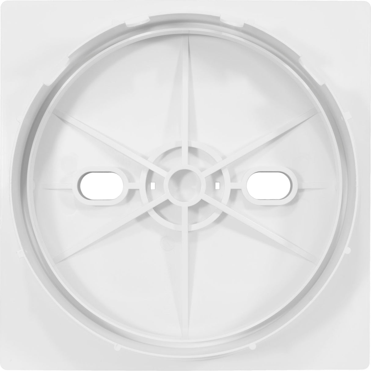Square Lid And Collar Assembly, White : 25538-900-000 - Custom Molded Products - 25538-900-000 - PartsForSpas.com