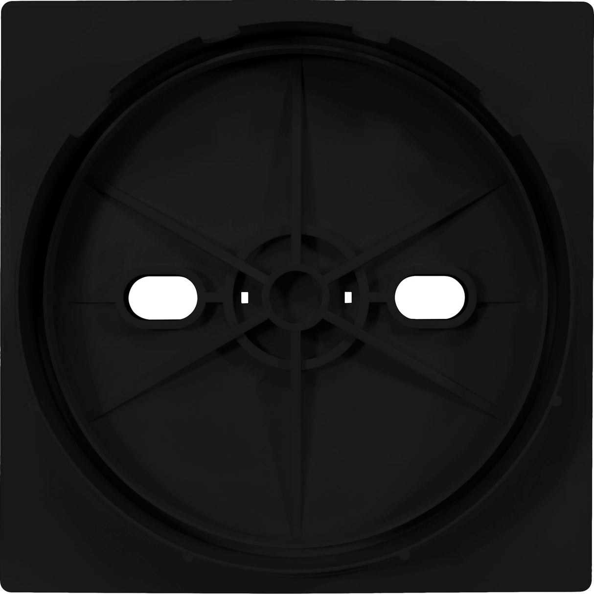 Square Lid And Collar Assembly, Black : 25538-904-000 - Custom Molded Products - 849640008621 - PartsForSpas.com