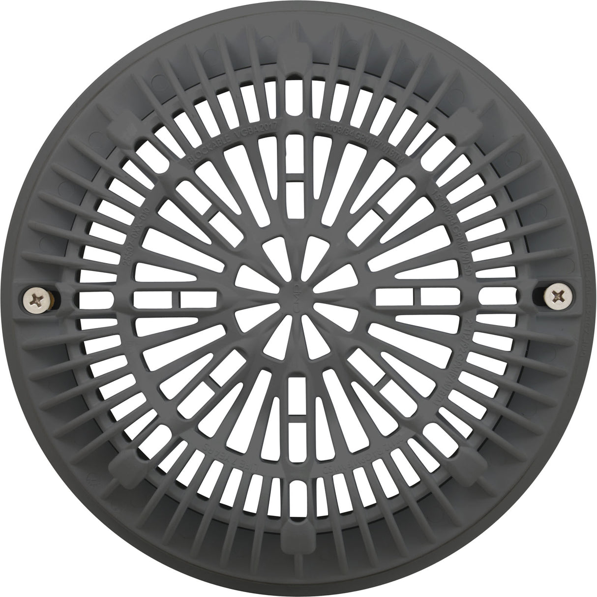 Galaxy Lid & Plaster Frame 7-3/4" (Dk Gray) : 25539-107-000