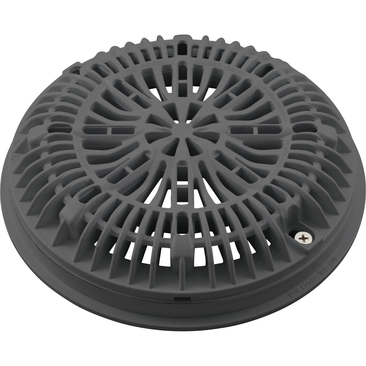 Galaxy Lid & Plaster Frame 7-3/4" (Dk Gray) : 25539-107-000