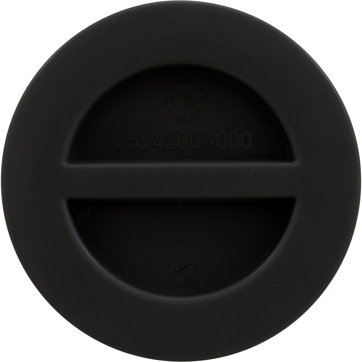 1.5In Npt Flat Plug, Black : 25542-004-000