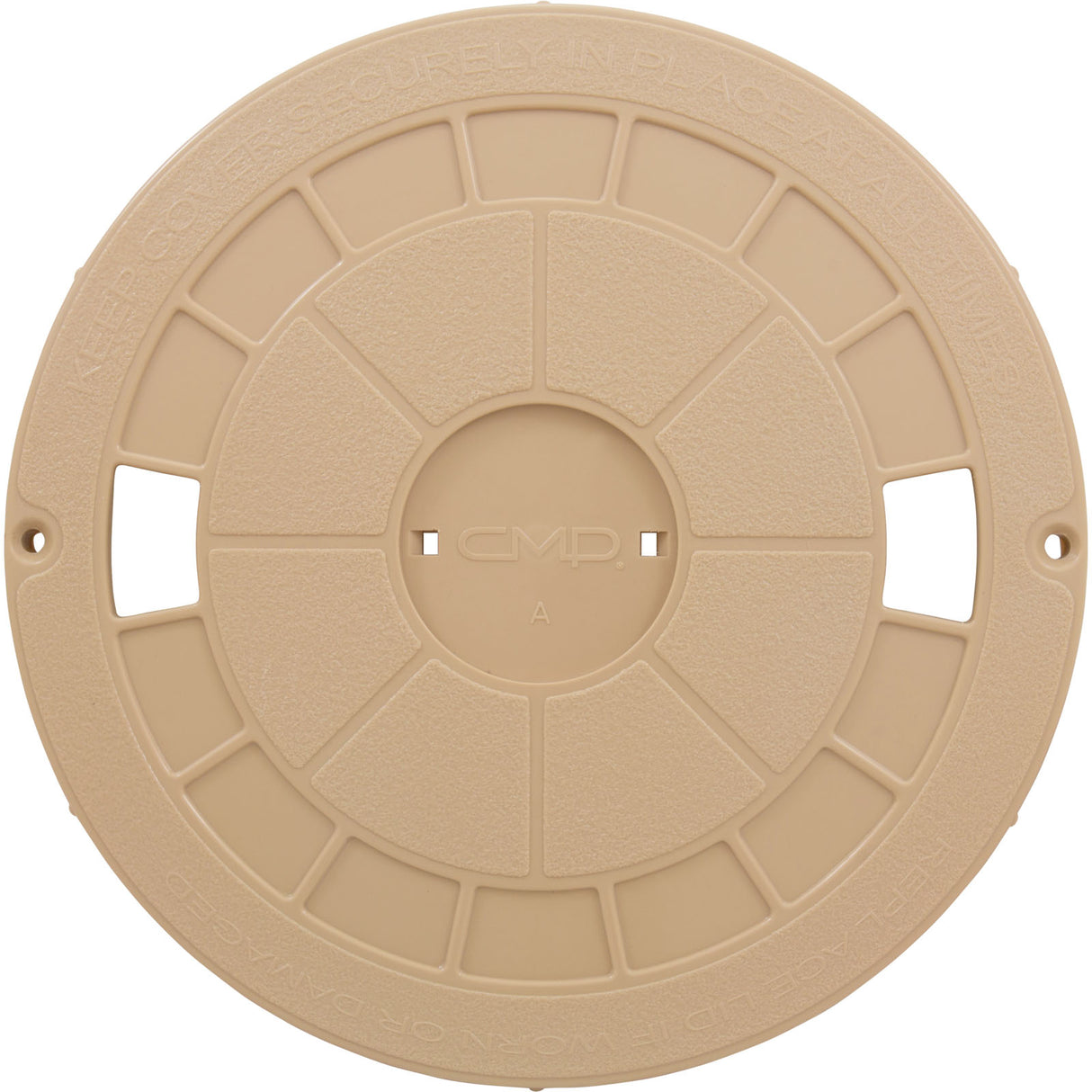 Skimmer Lid, Admiral, Tan : 25544-509-000 - Custom Molded Products - 25544-509-000 - PartsForSpas.com