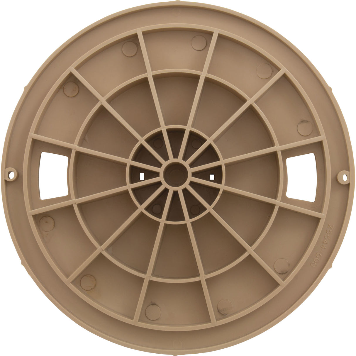 Skimmer Lid, Admiral, Tan : 25544-509-000 - Custom Molded Products - 25544-509-000 - PartsForSpas.com