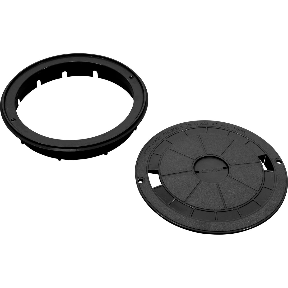 Skimmer Cover And Collar (Round) Black : 25544-904-000 - Custom Molded Products - 849640009864 - PartsForSpas.com