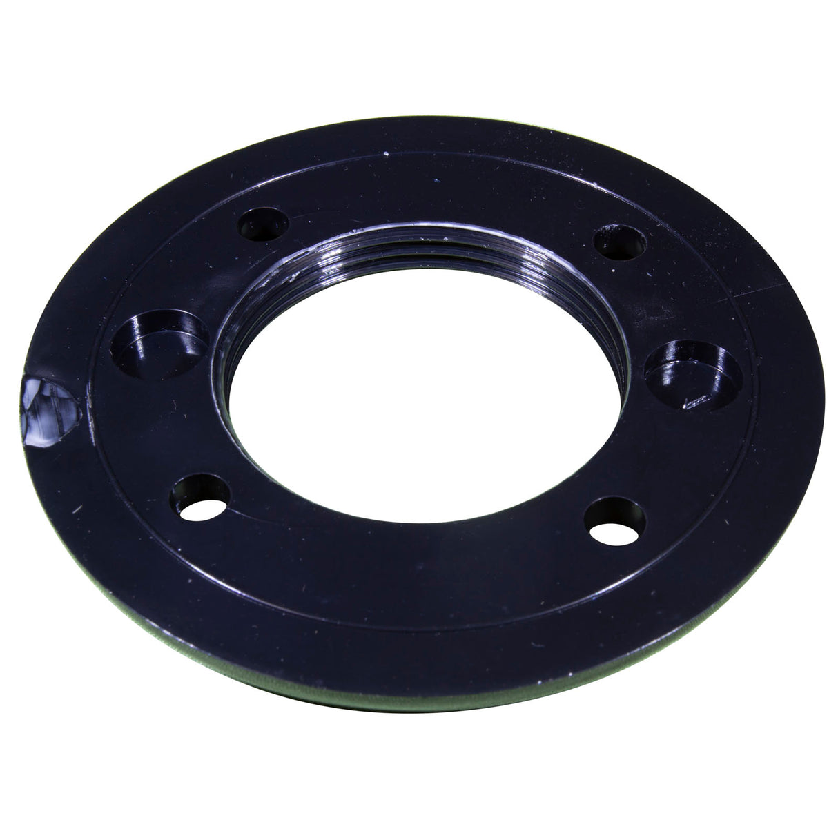 Vinyl Pool Return Faceplate Threaded Black : 25546-004-000