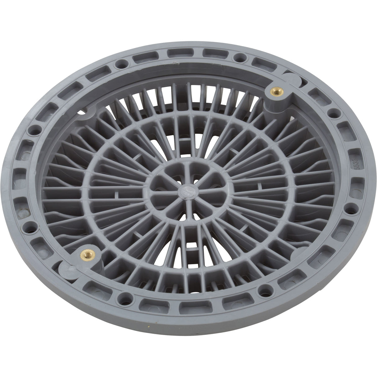 Vinyl Liner Pool Main Drain Ring, 8" Galaxy Lid (Gray) : 25548-001-000