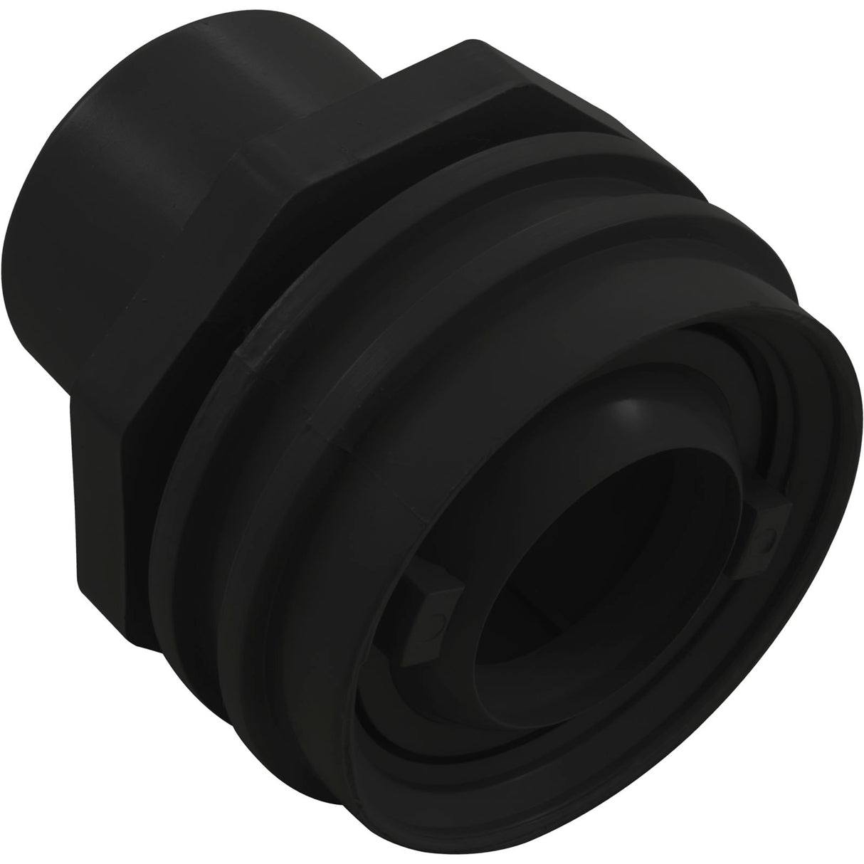 Flush Mount Return Fitting Black : 25555-004-000