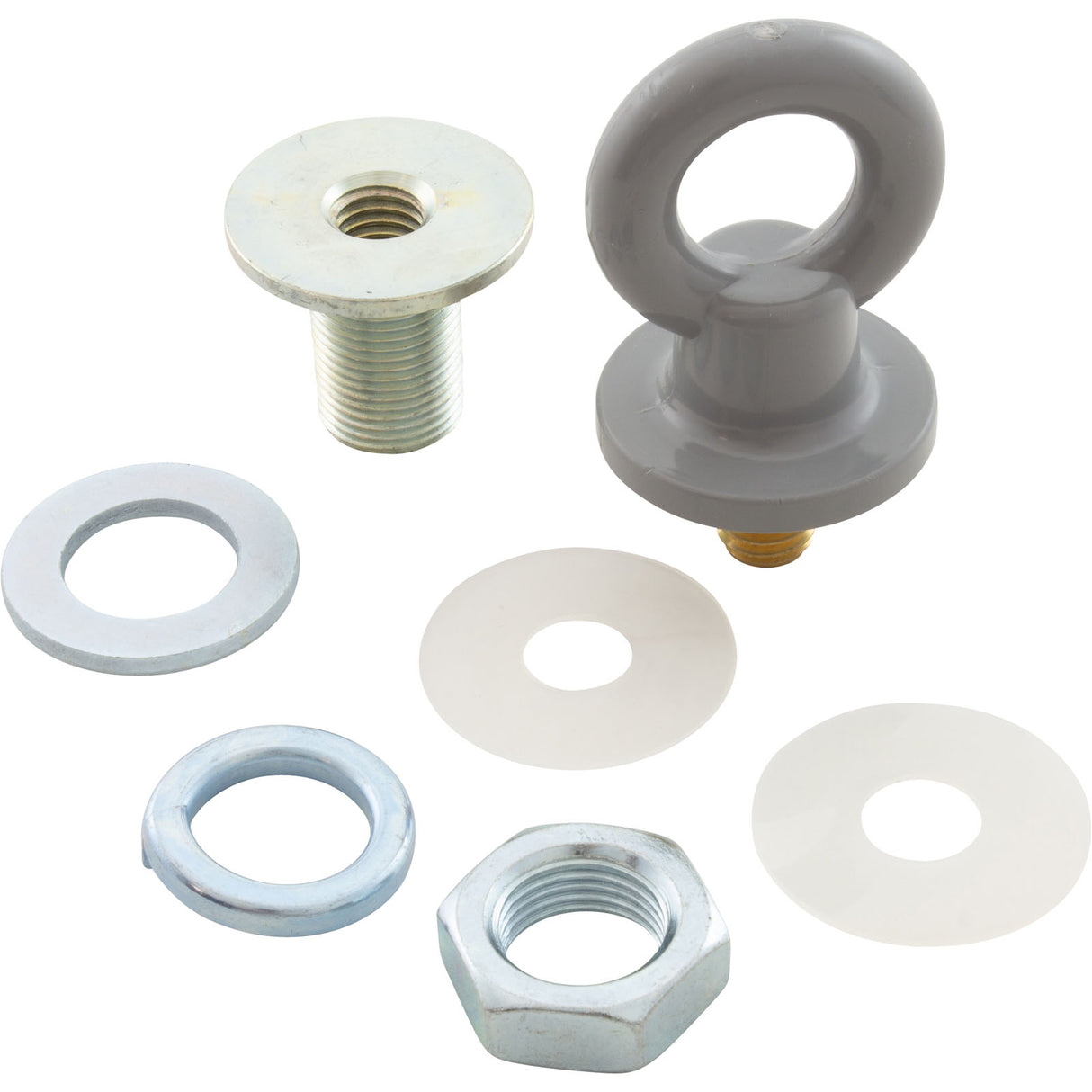 V/L Rope Eye Male Receptor Assembly, Gray : 25568-301-000 - Custom Molded Products - 25568-301-000 - PartsForSpas.com