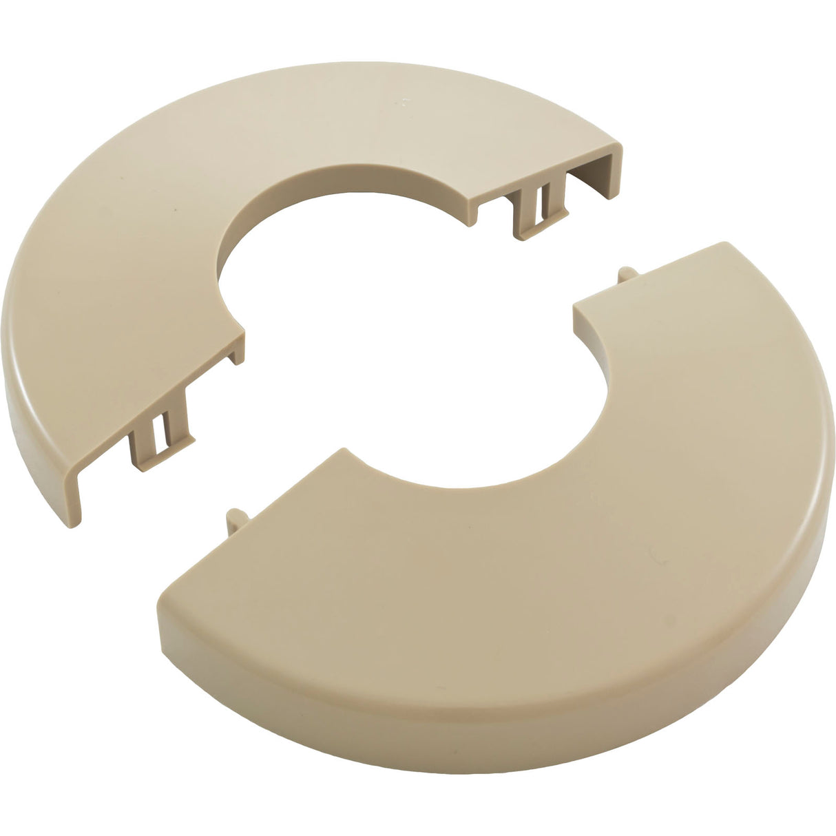 Pool Ladder Escutcheon, Clip On, Tan : 25572-209-000 - Custom Molded Products - 25572-209-000 - PartsForSpas.com