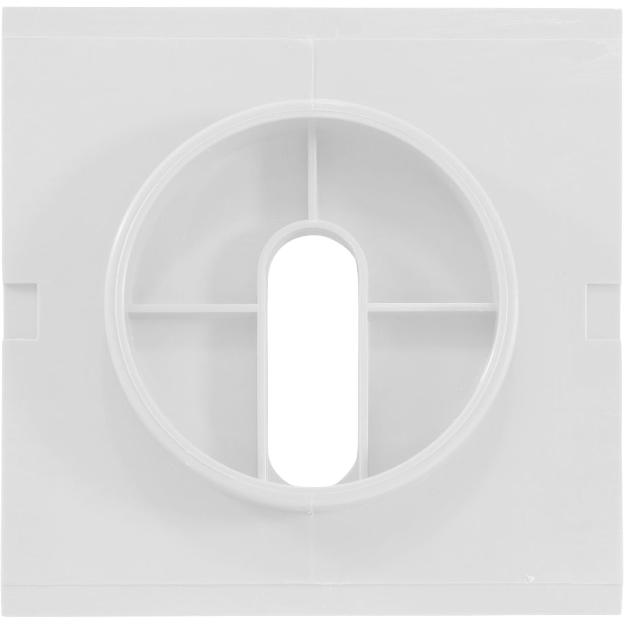 Deck Jet (J-Style) Square Cover White : 25597-000-120