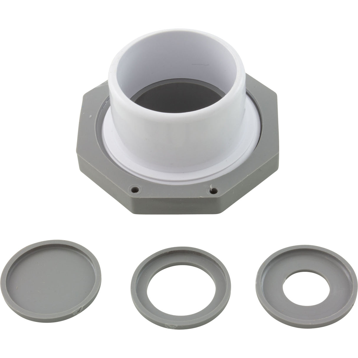 1-1/2In Slip Inlet W/Snap In (3/4In) Gray : 25609-301-000