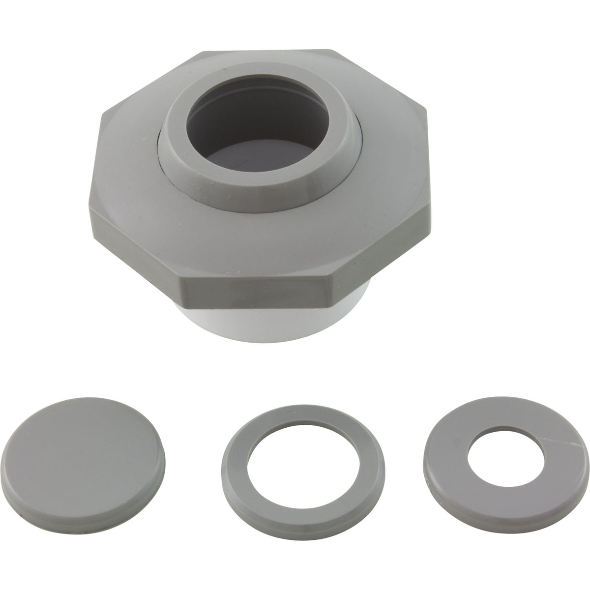 1-1/2In Slip Inlet W/Snap In (3/4In) Gray : 25609-301-000