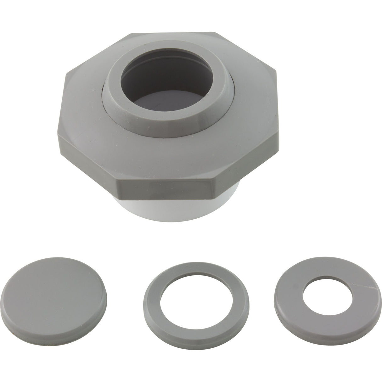 1-1/2In Slip Inlet W/Snap In (3/4In) Gray : 25609-301-000