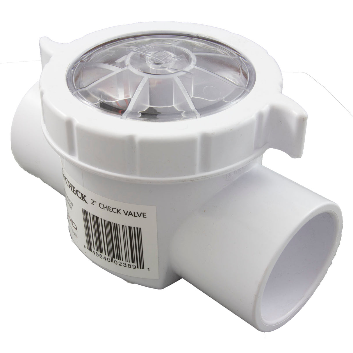 Corrosion Resistant Serviceable Check Valve, 2In, White : 25830-410-000 - Custom Molded Products - 849640031933 - PartsForSpas.com