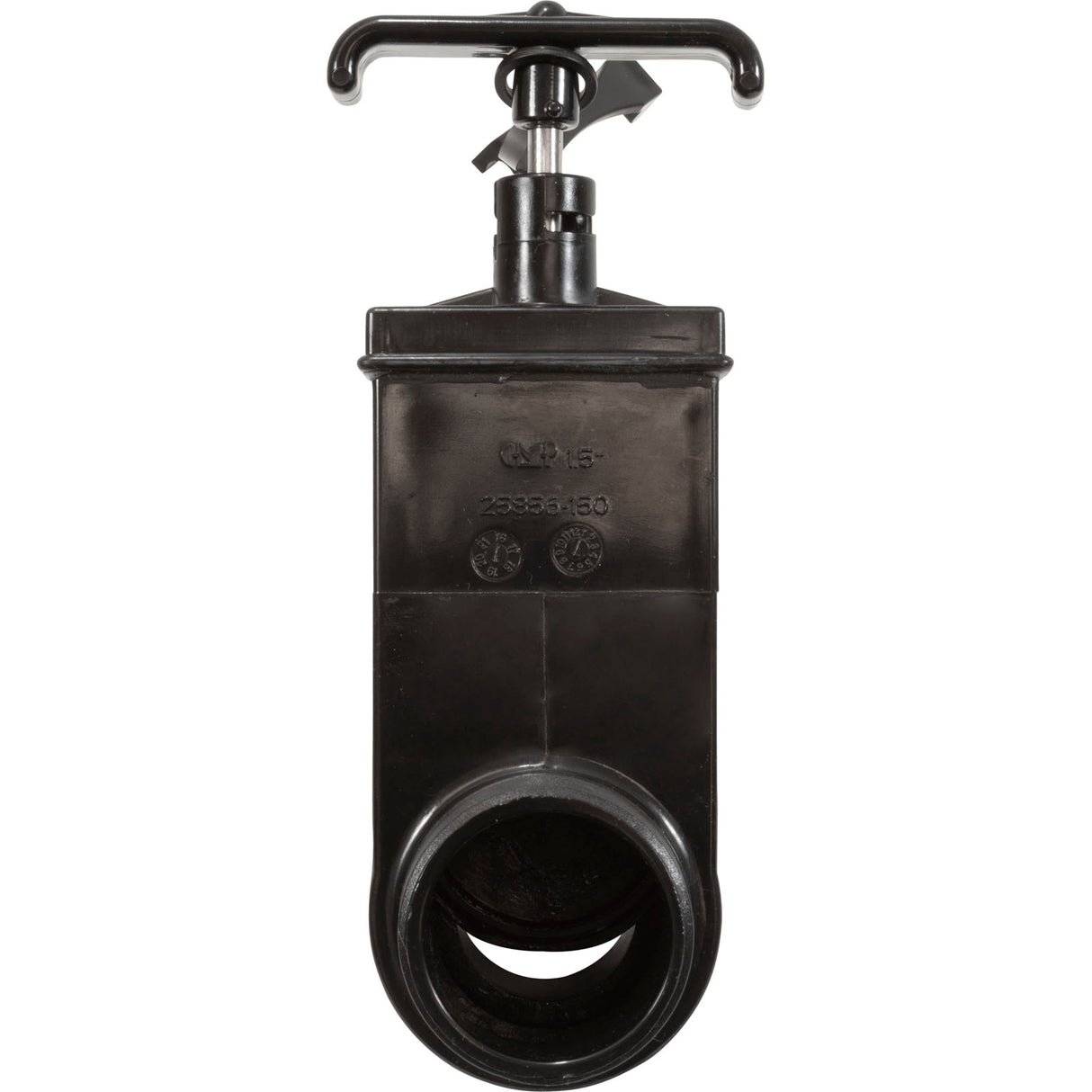 Slice Valve, 1.5In Mip X 1.5In Hose Adapter, Black : 25856-154-000 - Custom Molded Products - 25856-154-000 - PartsForSpas.com