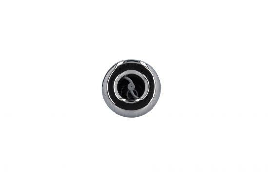 Jet Internal, Rising Dragon, Quantum, Thread-In, Spinner, 2-1/2" Face, Smooth, Gray/Stainless Steel : RD203-2417S
