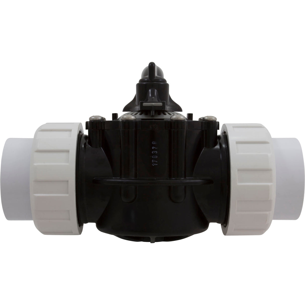 Diverter Valve, 2In Unions, 2-Way, Black : 25922-204-000 - Custom Molded Products - 25922-204-000 - PartsForSpas.com