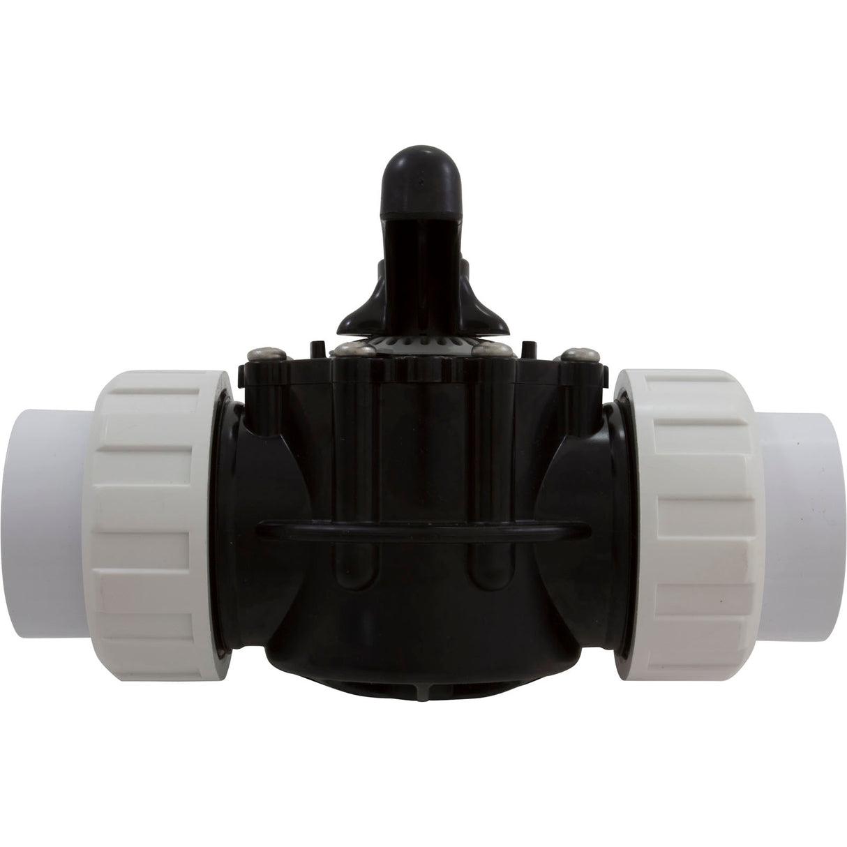 Diverter Valve, 2In Unions, 2-Way, Black : 25922-204-000 - Custom Molded Products - 25922-204-000 - PartsForSpas.com