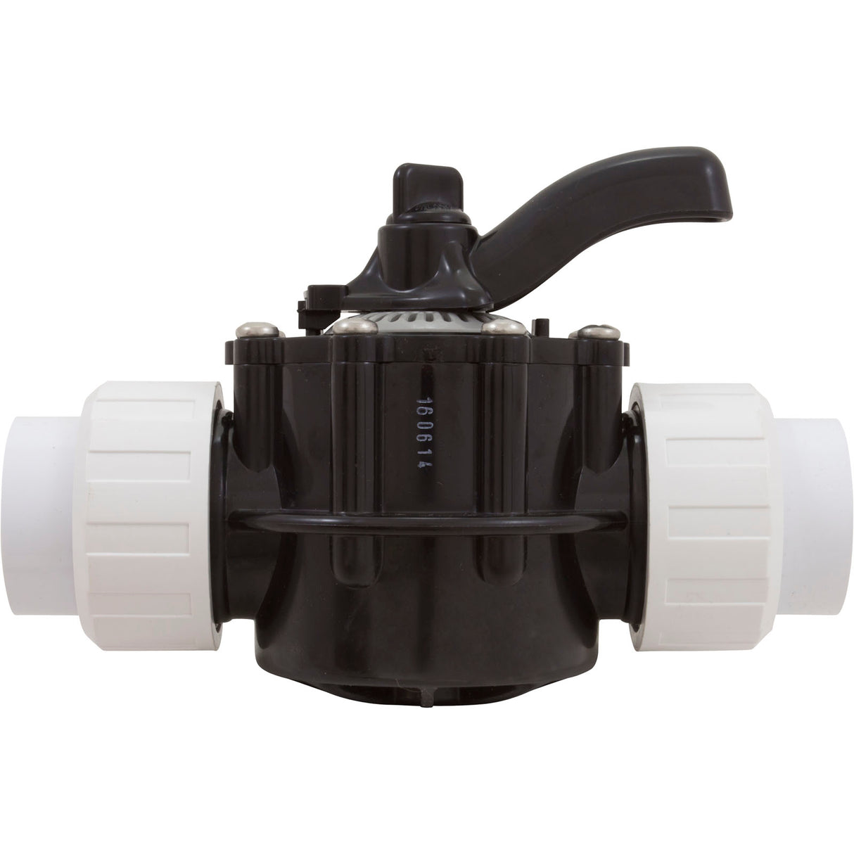 Diverter Valve, 1.5In Unions, 3-Way, Black : 25923-154-000 - Custom Molded Products - 25923-154-000 - PartsForSpas.com