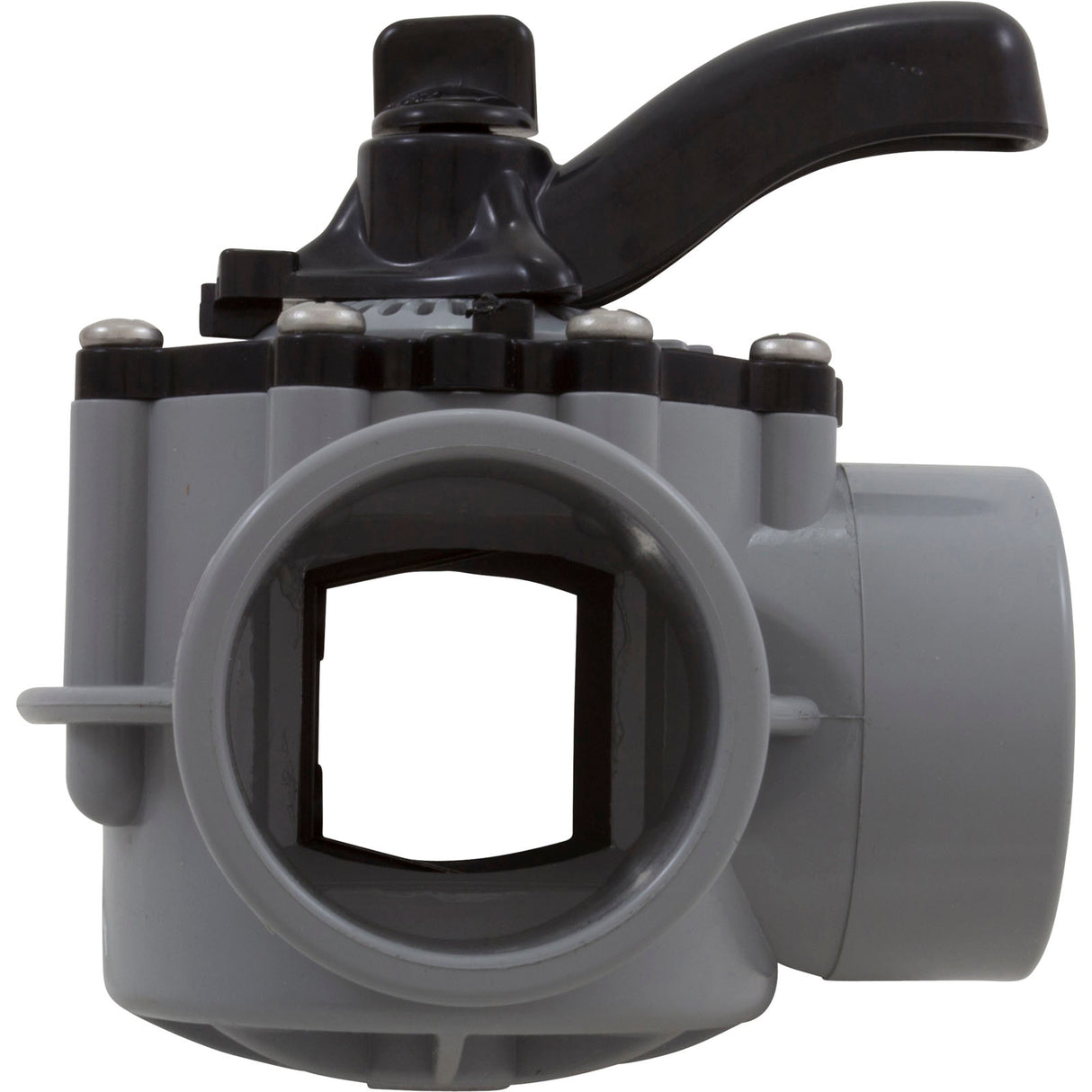Diverter Valve, 2In S X 2.5In Sp, 3-Way, Gray : 25933-201-000 - Custom Molded Products - 25933-201-000 - PartsForSpas.com