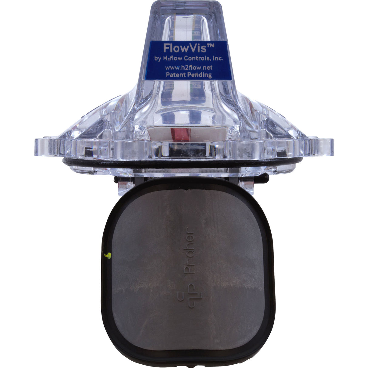 Flow Meter/Chk Vlv, FlowVis, Jandy/Praher Retro, 2”s/2-1/2”spg : FVJ-R - H2Flow - 850052329112 - PartsForSpas.com