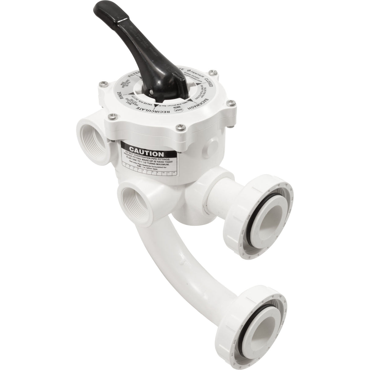 Multiport Valve, Pent DE, Side Mount, 1-1/2", w/Plumb, 6 Pos : 261177 - Pentair - 788379674458 - PartsForSpas.com