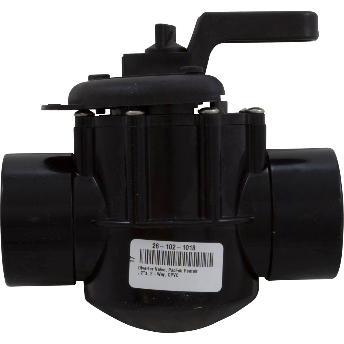 Diverter Valve, PacFab Pentair, 2"s, 2-Way, CPVC : 263027