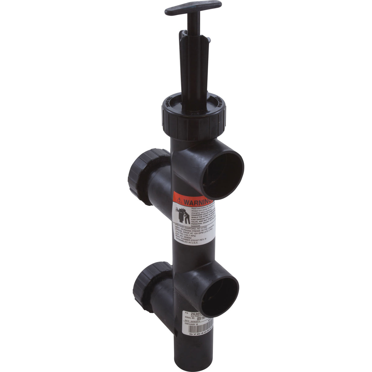 Push Pull Valve, Am Prod/Pent DE Filter, 8" w/Unions : 263052 - American Products/Pentair - 788379787783 - PartsForSpas.com