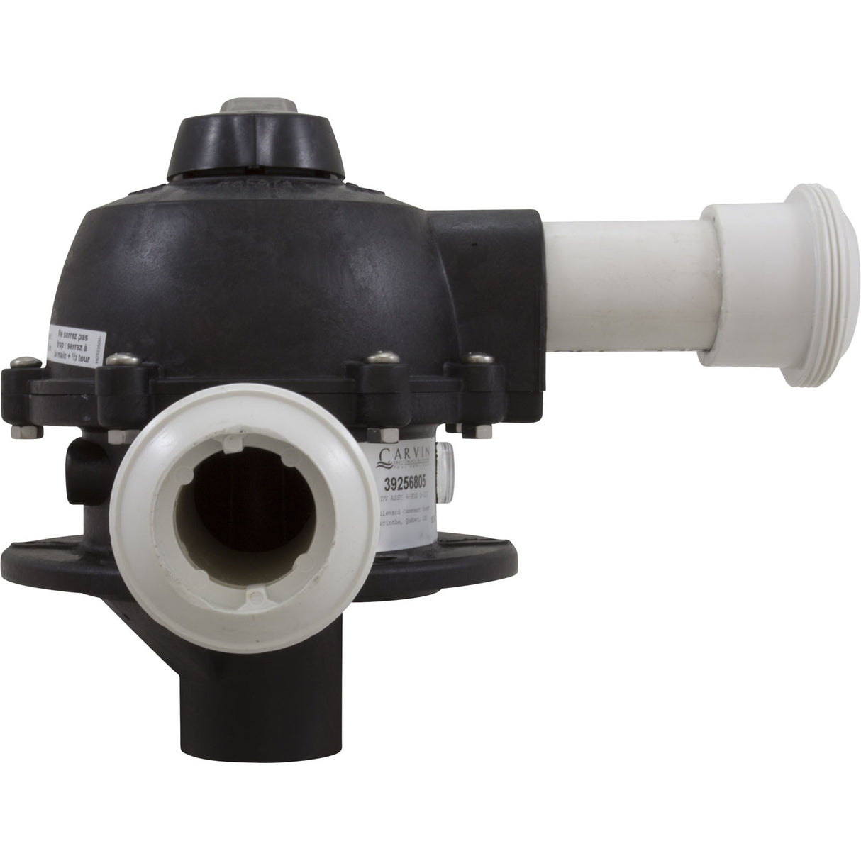Multiport Valve, Carvin 15VK-24, 1-1/2", 6 Pos, w/ Unions : 39258405R - Carvin - 39258405R - PartsForSpas.com