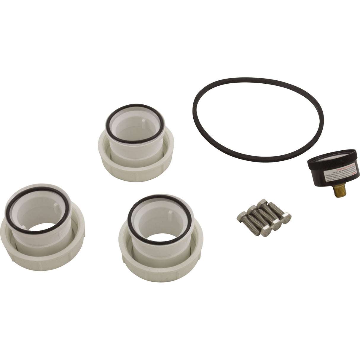 Multiport Valve, Carvin 15VK-24, 1-1/2", 6 Pos, w/ Unions : 39258405R - Carvin - 39258405R - PartsForSpas.com