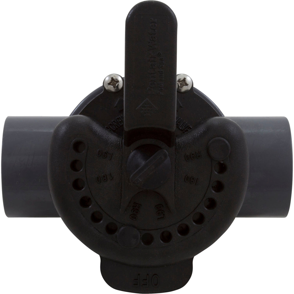 Diverter Valve, Pentair, 2" Spigot x 1-1/2" Slip, 2 Way : 263038