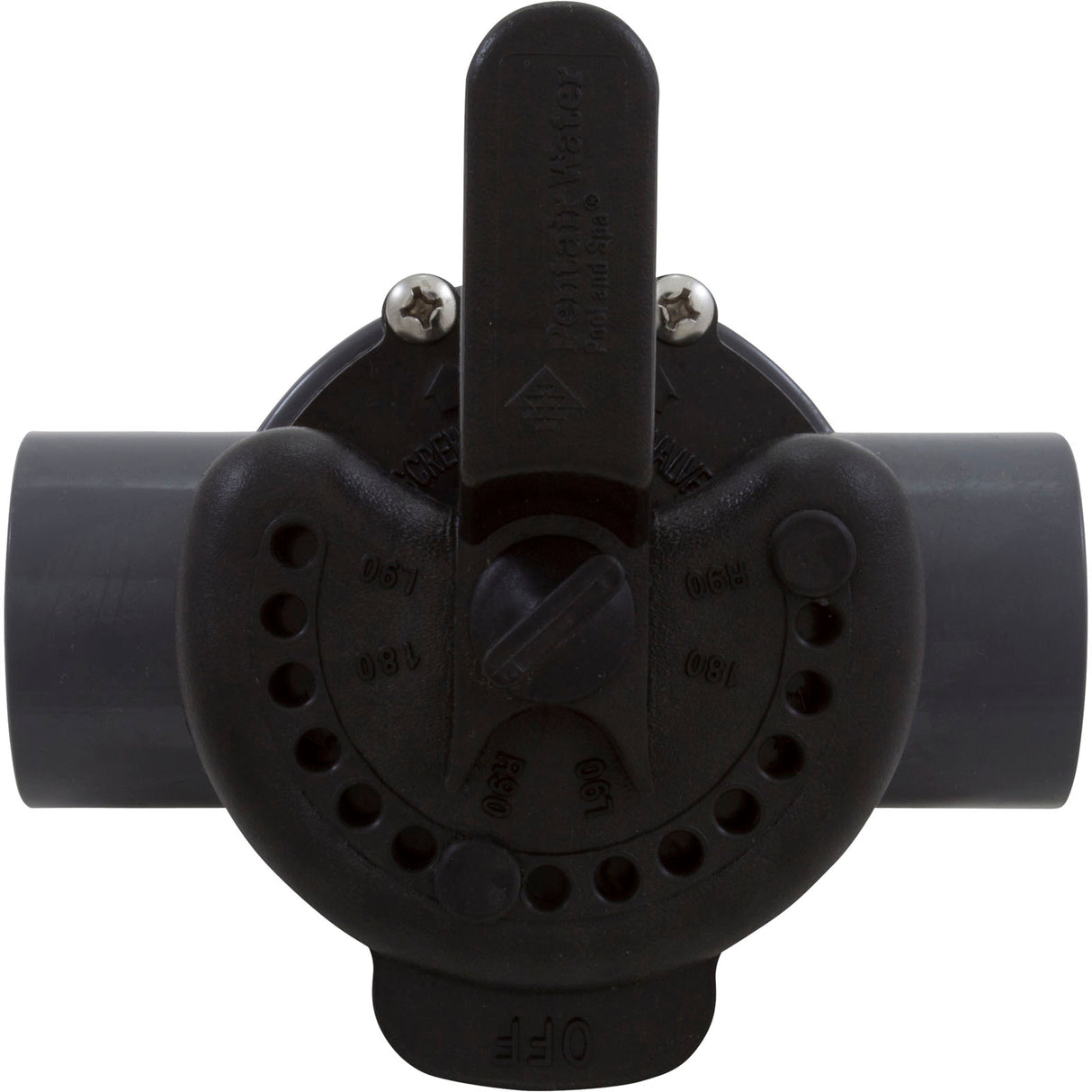 Diverter Valve, Pentair, 2" Spigot x 1-1/2" Slip, 2 Way : 263038 - PacFab/Pentair - 788379644352 - PartsForSpas.com