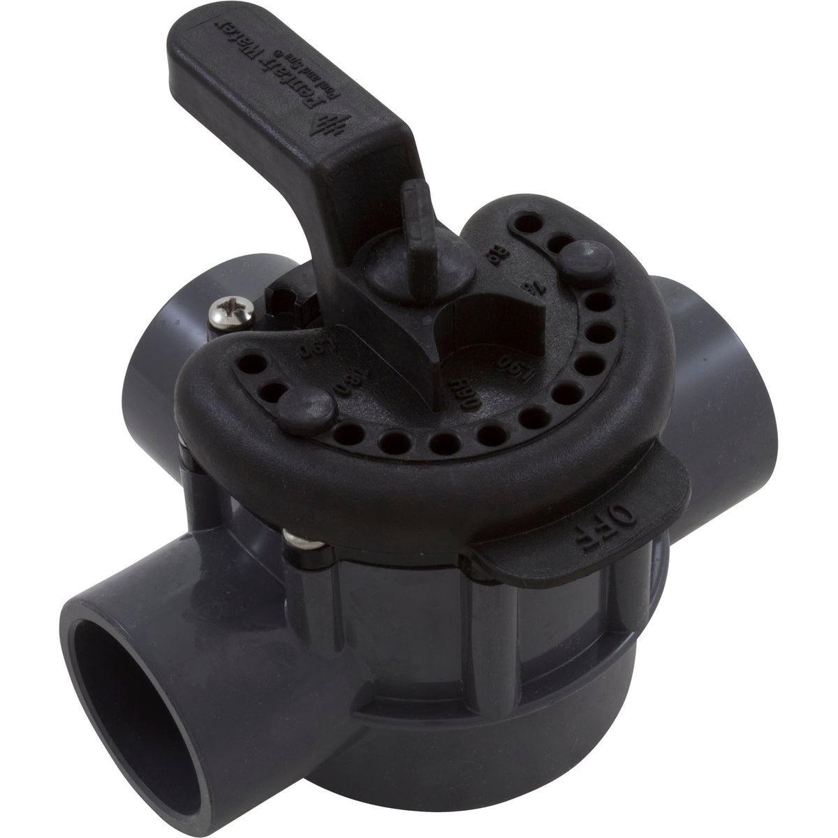 Diverter Valve, Pentair, 2" Spigot x 1-1/2" Slip, 3 Way : 263037