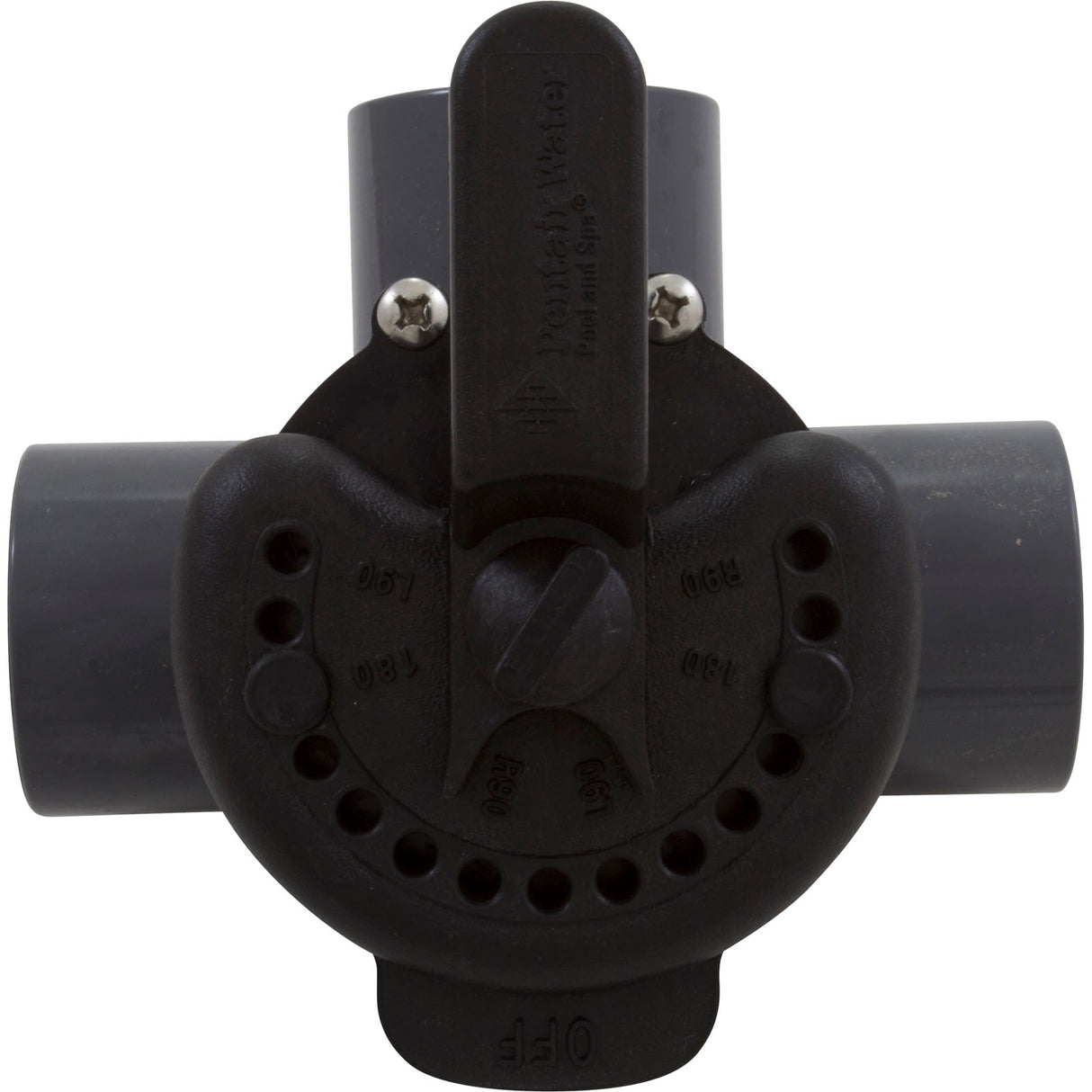 Diverter Valve, Pentair, 2" Spigot x 1-1/2" Slip, 3 Way : 263037 - PacFab/Pentair - 788379644345 - PartsForSpas.com