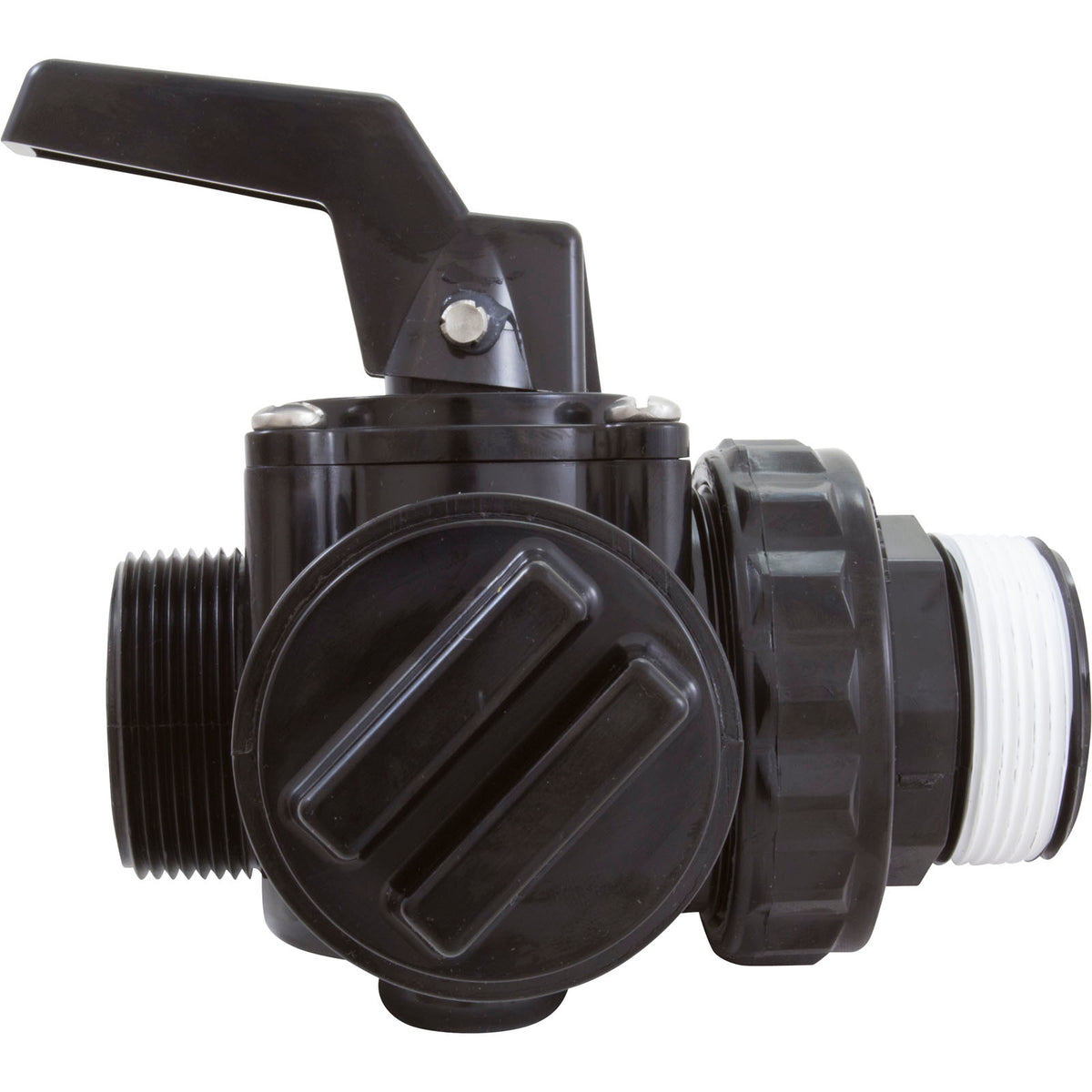 Ball Valve, Hayward Deluxe 3-Way, 1-1/2"mpt : SP0727